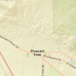 Pleasant View Street Map