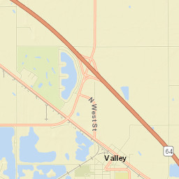 101-199 Old Highway 275, Valley, NE 68064 Street Map