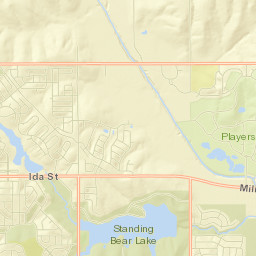 Papio Lake 16 Road South Omaha NE Street Map