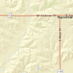 101 South Main Street, Sigourney, IA 52591 Street Map