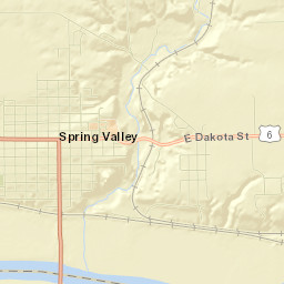 Spring Valley Street Map