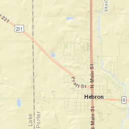 Hebron Street Map