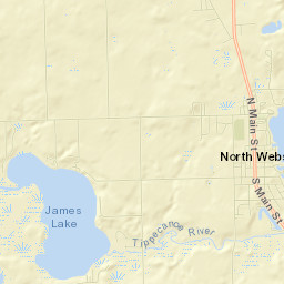 North Webster Street Map