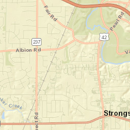 Strongsville Street Map