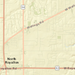 North Royalton Street Map
