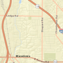 Macedonia Street Map