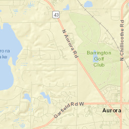 Aurora Street Map