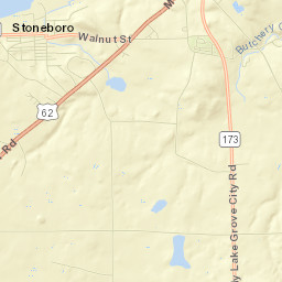 Stoneboro Street Map