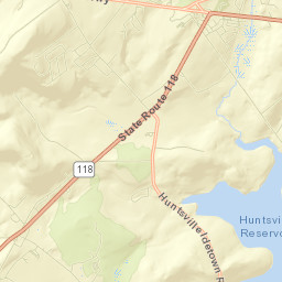 Back Mountain Street Map