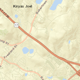 Kiryas Joel Street Map