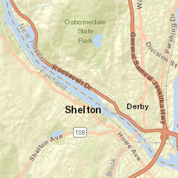 Shelton Street Map