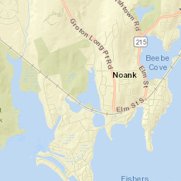 Noank Street Map