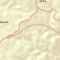Alfândega da Fé Street Map