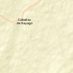 Cabañas de Sayago Street Map