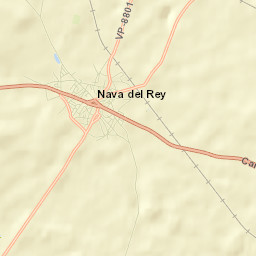 Nava del Rey Street Map