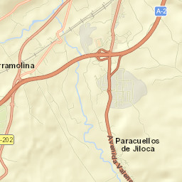Paracuellos de Jiloca Street Map
