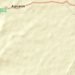 Aguarón Street Map