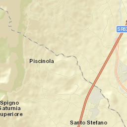 Spigno Saturnia Inferiore Street Map