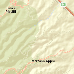 Marzano Appio Street Map