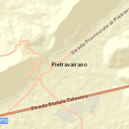 Pietravairano Street Map