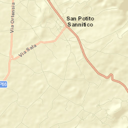 San Potito Sannitico Street Map