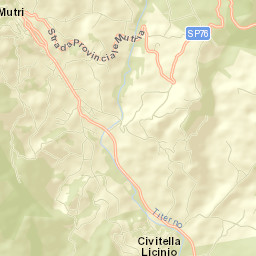 Cusano Mutri Street Map