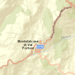 Montefalcone di Val Fortore Street Map