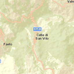 Castelluccio Valmaggiore Street Map