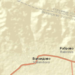 Valandovo Street Map