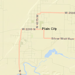 Plain City Street Map