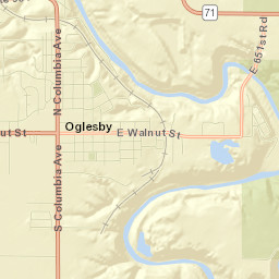 Oglesby Street Map