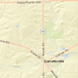 Garrettsville Street Map