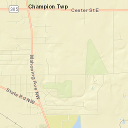 Champion Heights Street Map