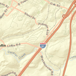 Browntown Street Map
