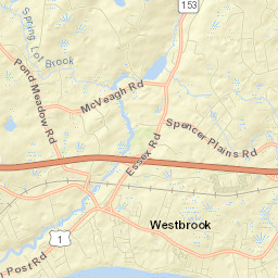 Westbrook Center Street Map