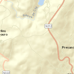Alijó Street Map
