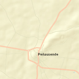 Peñausende Street Map