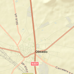 Olmedo Street Map