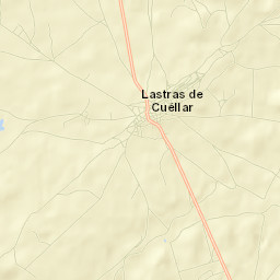 Lastras de Cuéllar Street Map