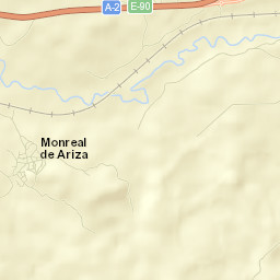 Monreal de Ariza Street Map