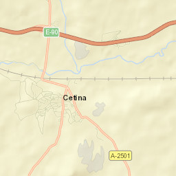 Cetina Street Map