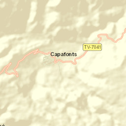 Capafonts Street Map