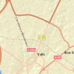 Valls Street Map