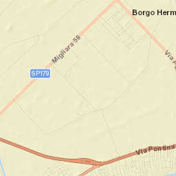 Borgo Hermada Street Map