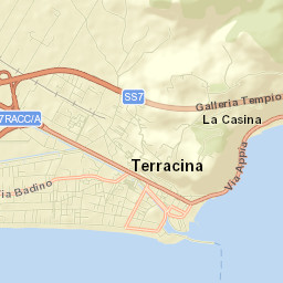 Terracina Street Map
