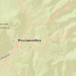 Roccamonfina Street Map