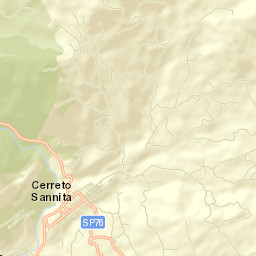 Cerreto Sannita Street Map