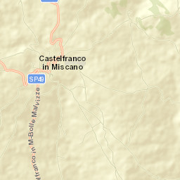 Castelfranco in Miscano Street Map