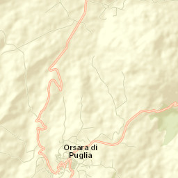 Orsara di Puglia Street Map