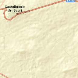 Castelluccio dei Sauri Street Map
